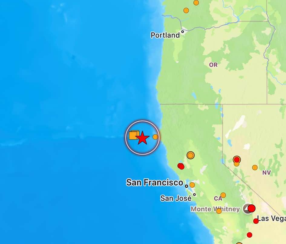 Forte terremoto in California, scossa di magnitudo 7.0 colpisce la costa: allerta tsunami | DATI e MAPPE
