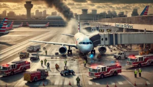 Aereo uccello atterraggio emergenza