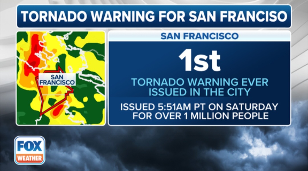 Allerta tornado San Francisco