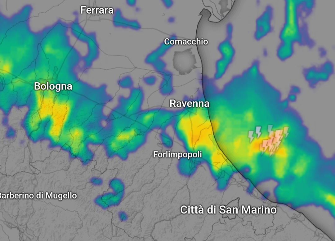 Radar meteo Emilia Romagna