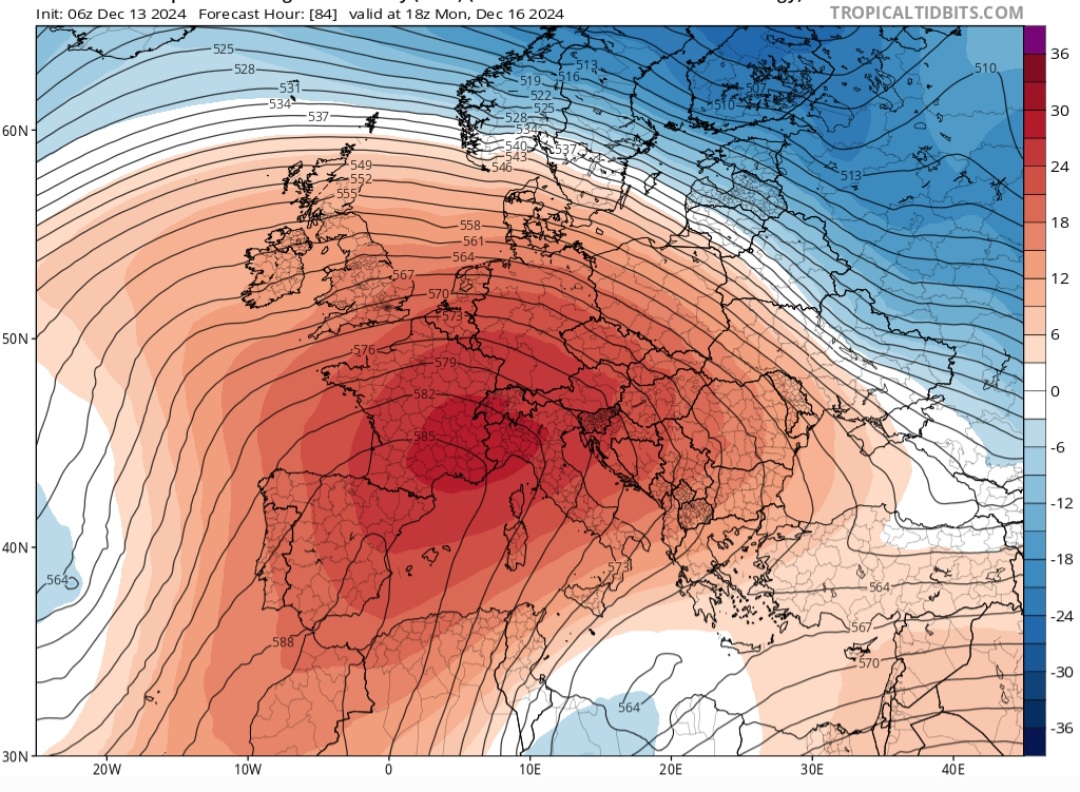 Anticiclone subtropicale in arrivo
