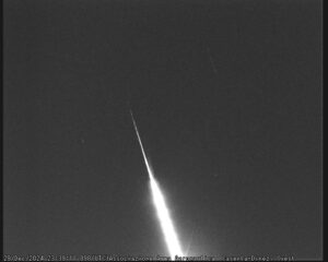 Bolide 29 dicembre 2024
