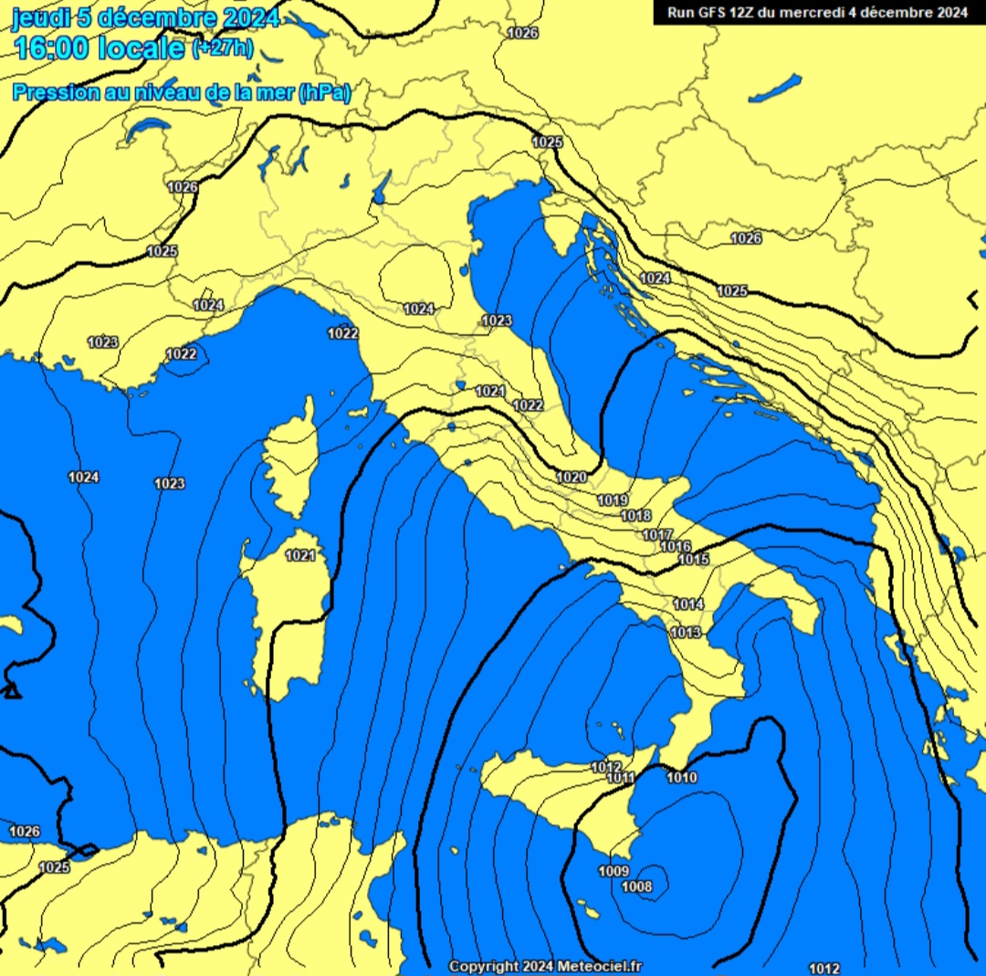 Ciclone mediterraneo Sicilia