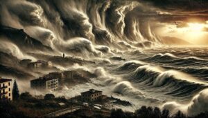 Grandinate e mareggiate a Dicembre