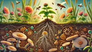 I microbi del suolo modificano la capacità dei fiori di attrarre le api