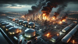 Incendio raffineria Russia