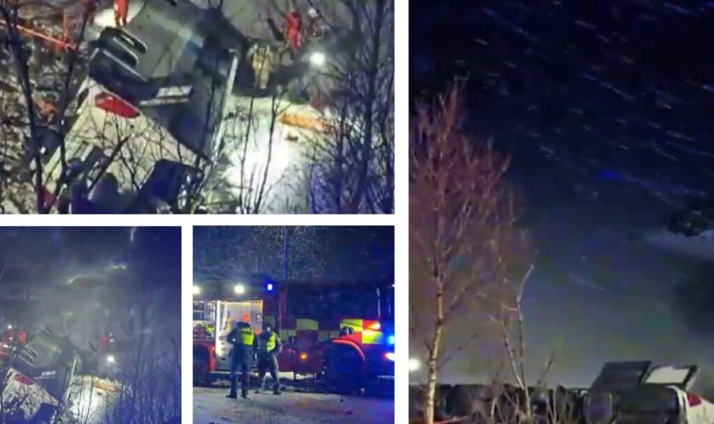 Incidente bus Norvegia