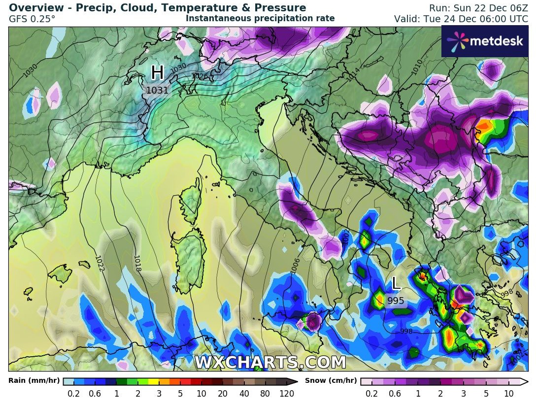 Ionio Low 24 dicembre