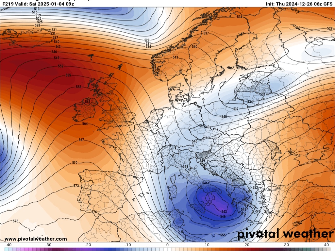 Previsioni meteo gennaio