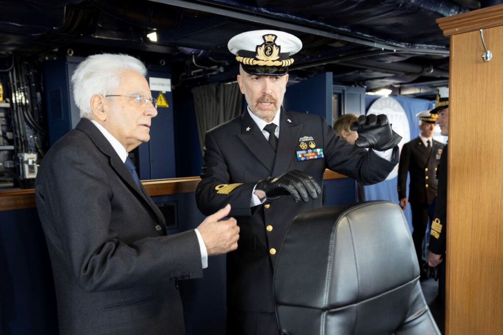 Nave Trieste Mattarella