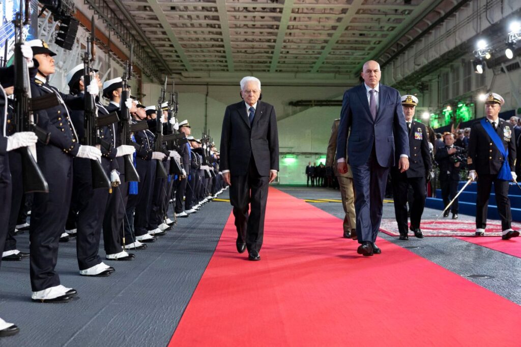 Nave Trieste Mattarella
