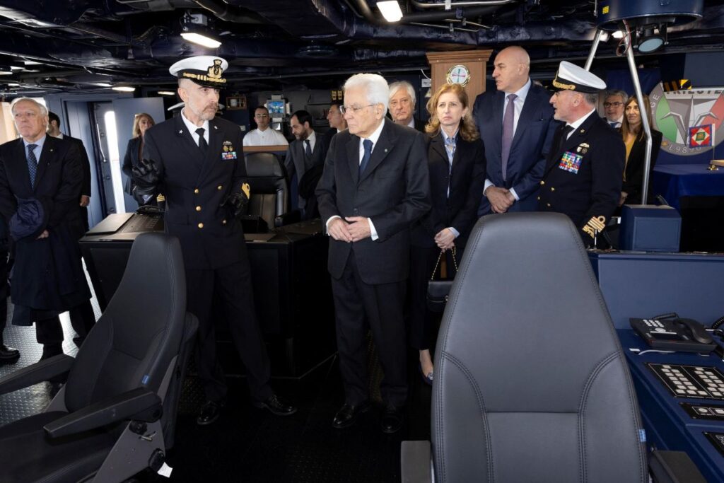 Nave Trieste Mattarella