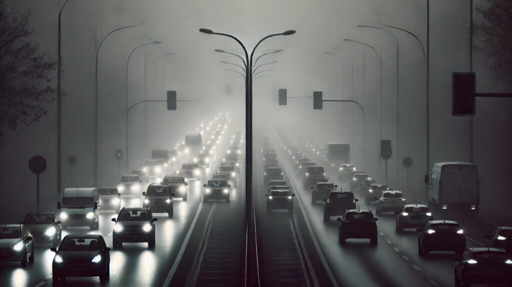 Nebbia fitta dicembre