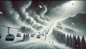 Neve sul monte Cimone