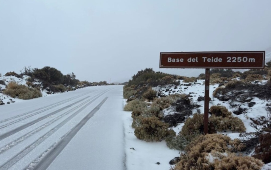 Neve sul Teide