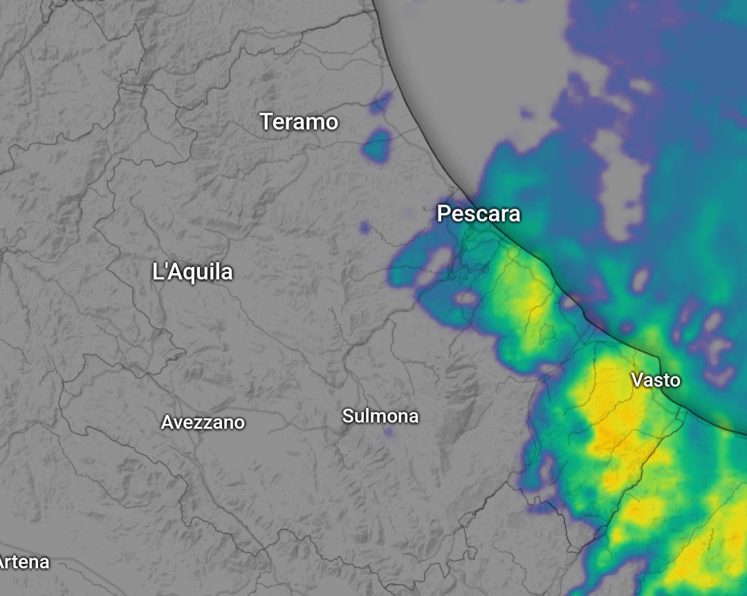 Radar meteo Abruzzo