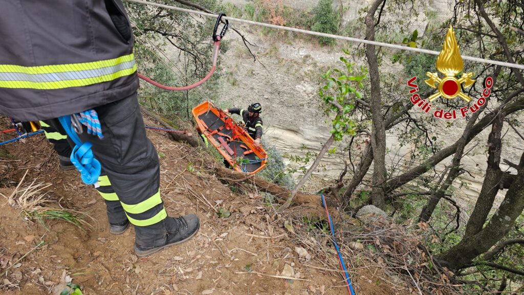 Sila, esercitazione nella Riserva Naturale Regionale del Vergari