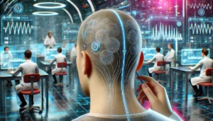 Tatuaggi temporanei sulla testa per misurare le onde cerebrali