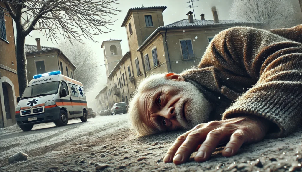 Uomo diabete salvato Polizia