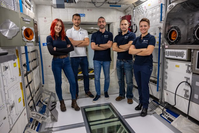 addestramento esa astronata riserva andrea patassa