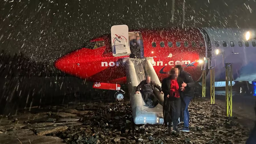 aereo fuori pista norvegia