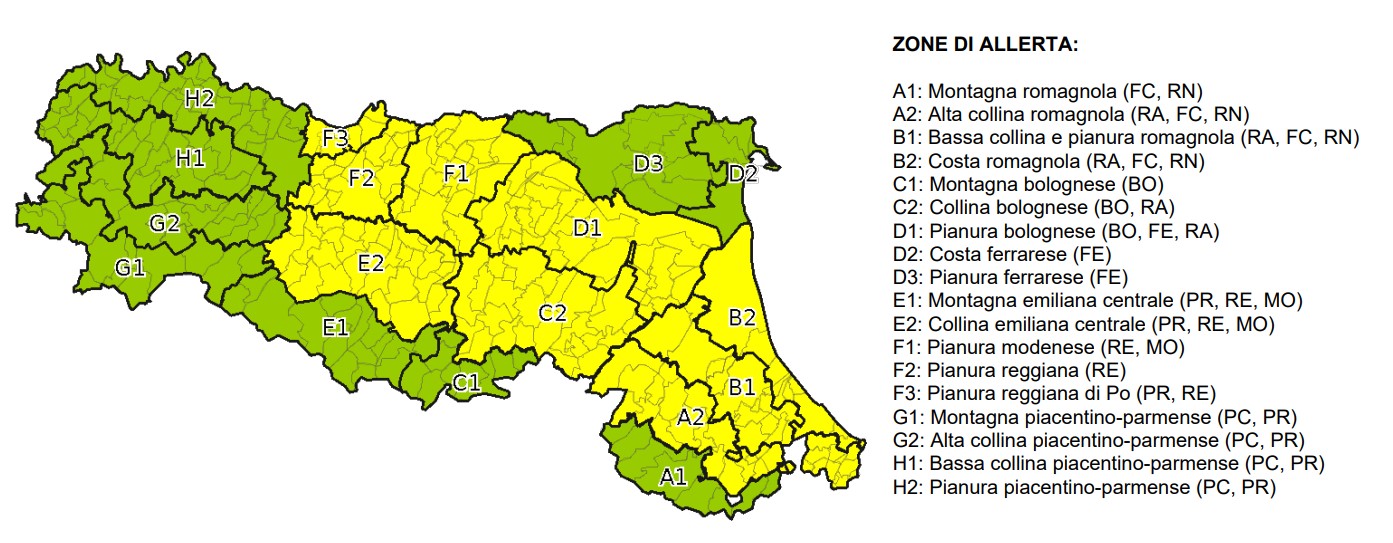 allerta meteo emilia romagna 11 dicembre