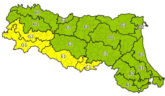 allerta meteo emilia romagna