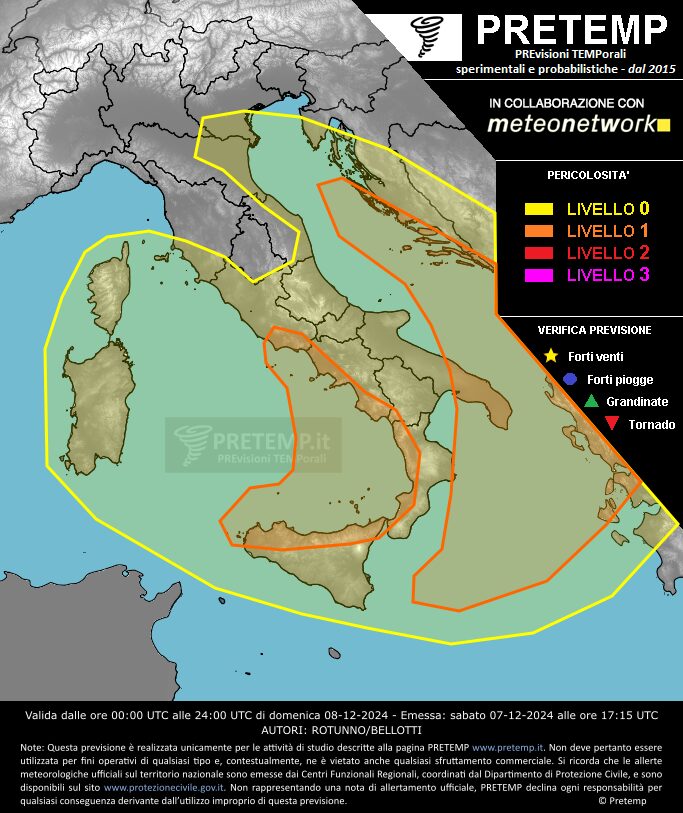 allerta meteo oggi 8 dicembre festa immacolata