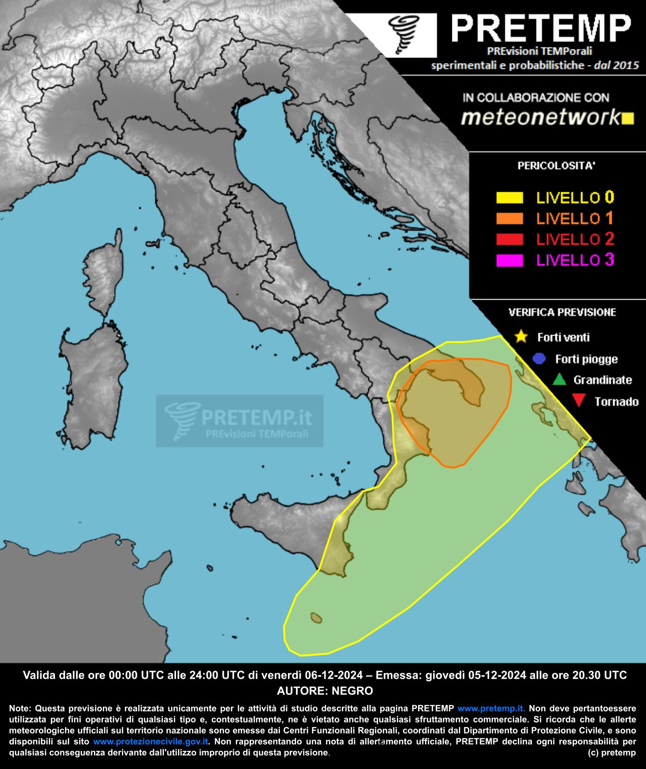 allerta meteo oggi