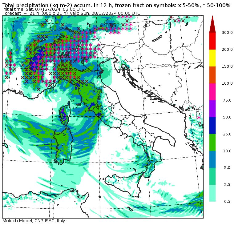 allerta meteo piogge sabato sera