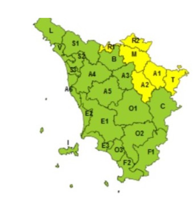 allerta meteo toscana 9 dicembre