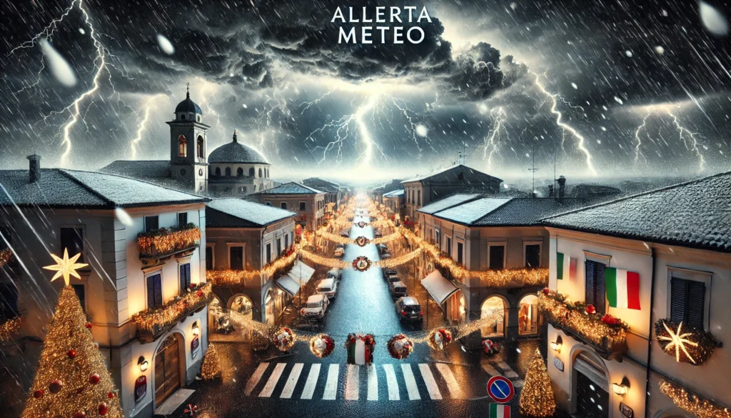 allerta meteo vigilia di natale maltempo grandine