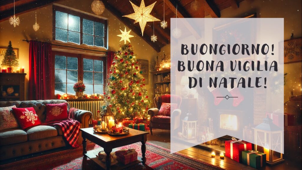 buongiorno buona vigilia di natale 2024 auguri immagini nuove frasi originali auguri