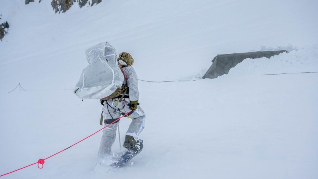campo alta quota monte bianco