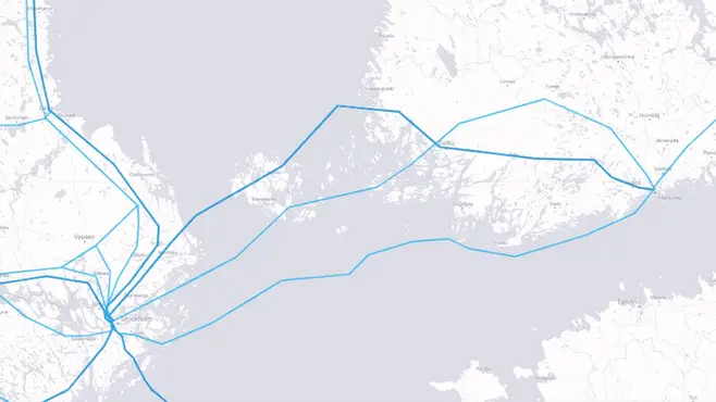 cavi fibra ottica sottomarini svezia finlandia