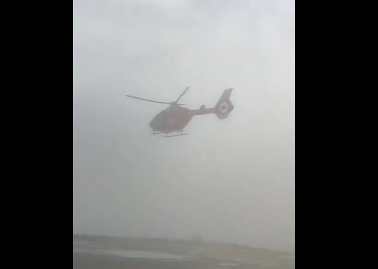 elicottero nebbia turchia