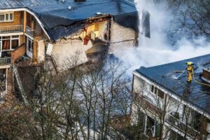 incendio l'aia