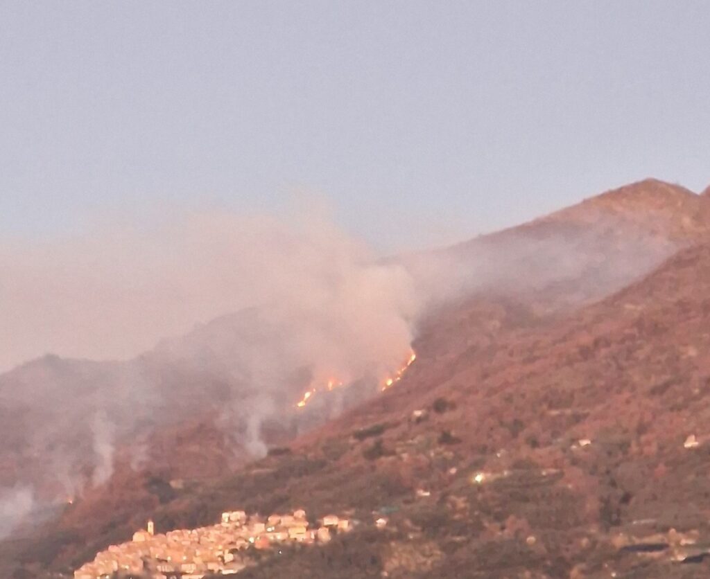incendio pietrabruna imperiese