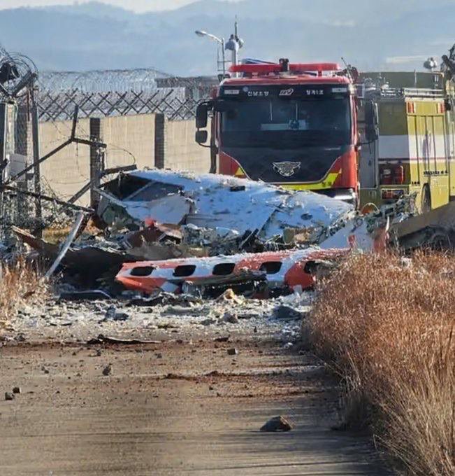 incidente aereo corea sud oggi