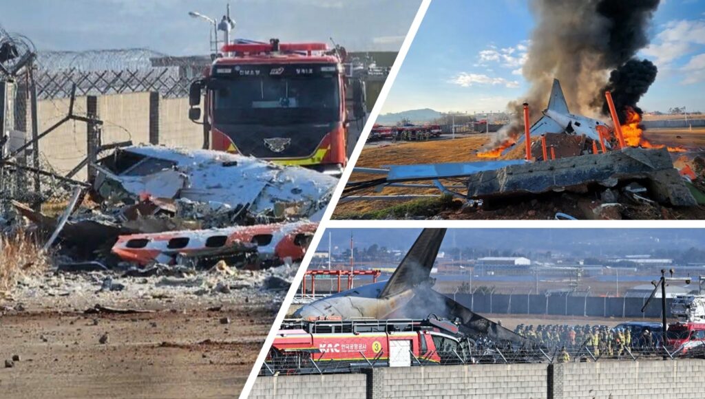 incidente aereo corea sud oggi