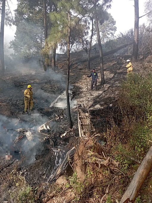 incidente aereo messico