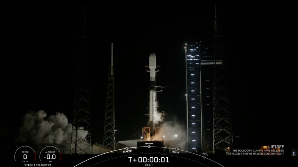 lancio missione RRT-1 spacex