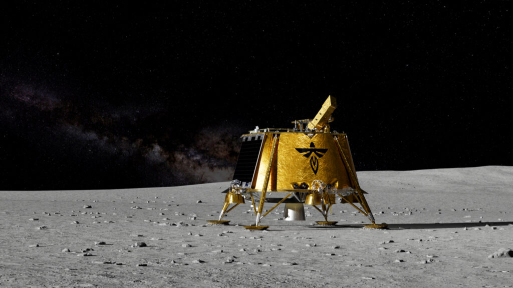 lander blue ghost luna spacex
