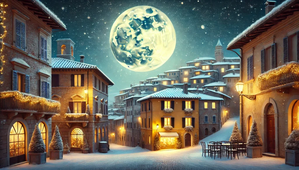 luna fredda piena dicembre