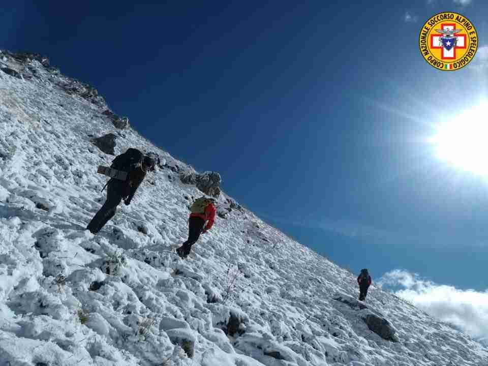 neve alpinisti soccorso alpino