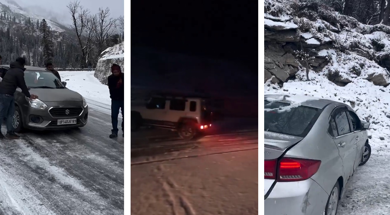 India, forti nevicate nell’Himachal Pradesh: 800 turisti bloccati in 489 veicoli, incidenti e vittime | VIDEO
