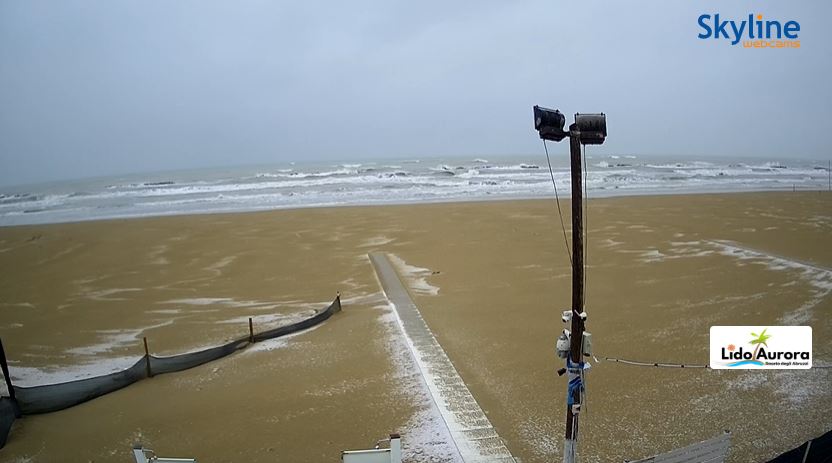 neve oggi spiagge abruzzo