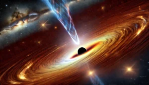 oggetto misterioso devia getto buco nero