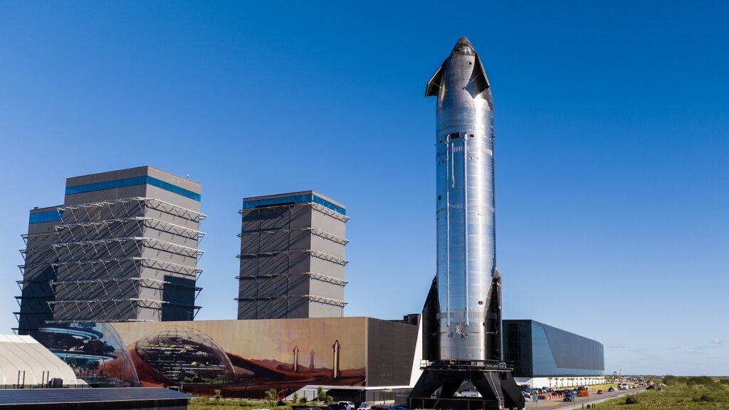 rollout starship ship spacex