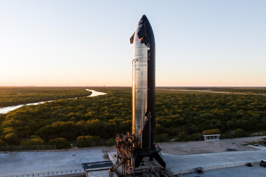 rollout starship ship spacex